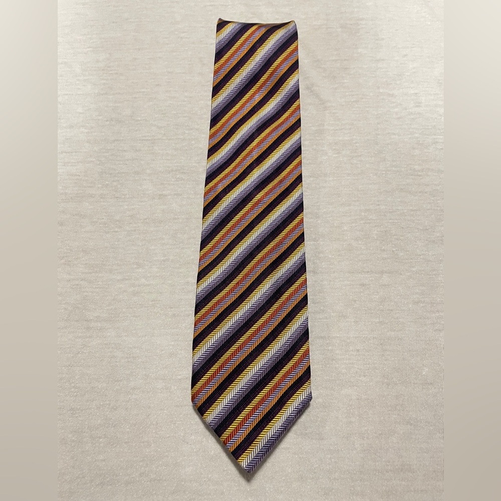 Lamberti Striped Multicolor Men's Tie